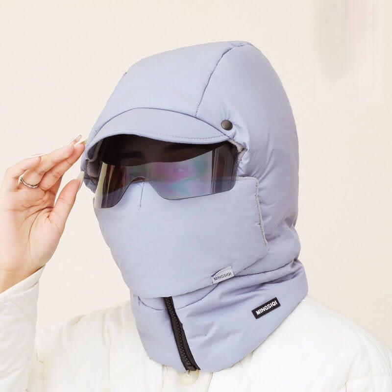 Sherum 4 in 1 Winter Down Trapper Hat