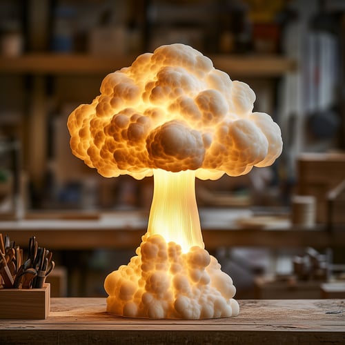 Sherum Mushroom Cloud Table Lamp