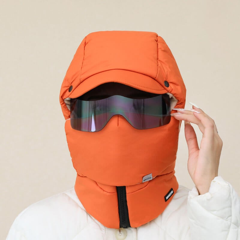 Sherum  4 in 1 Winter Down Trapper Hat