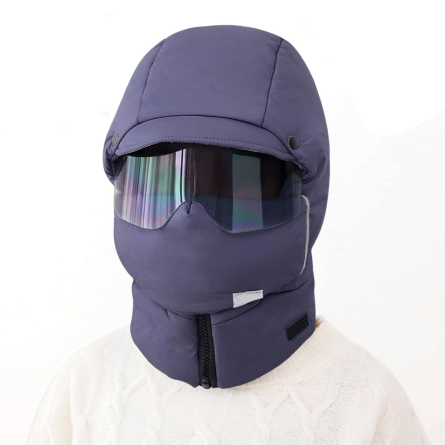 Sherum  4 in 1 Winter Down Trapper Hat