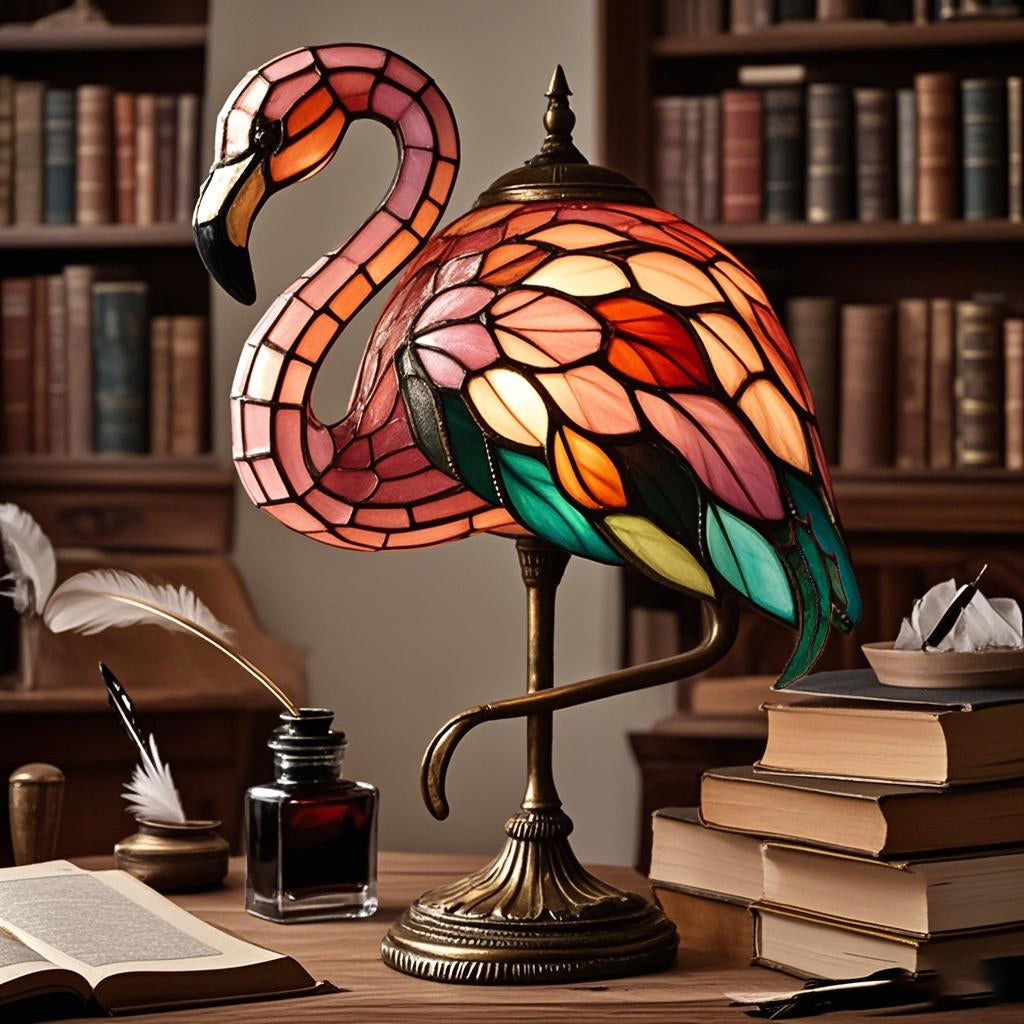 Sherum 3D Flamingo Lamp Animal Table Lamp