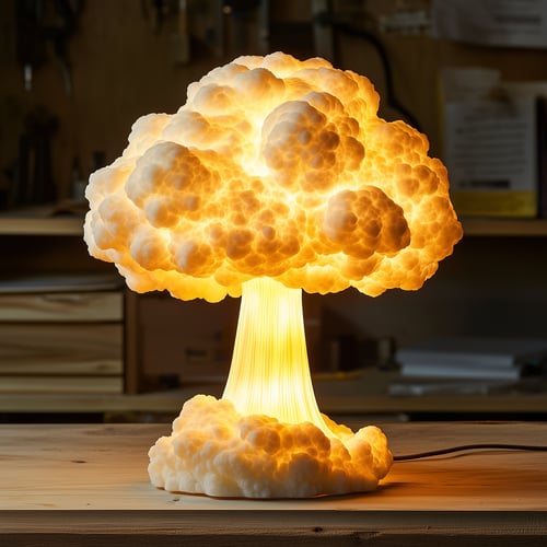 Sherum Mushroom Cloud Table Lamp